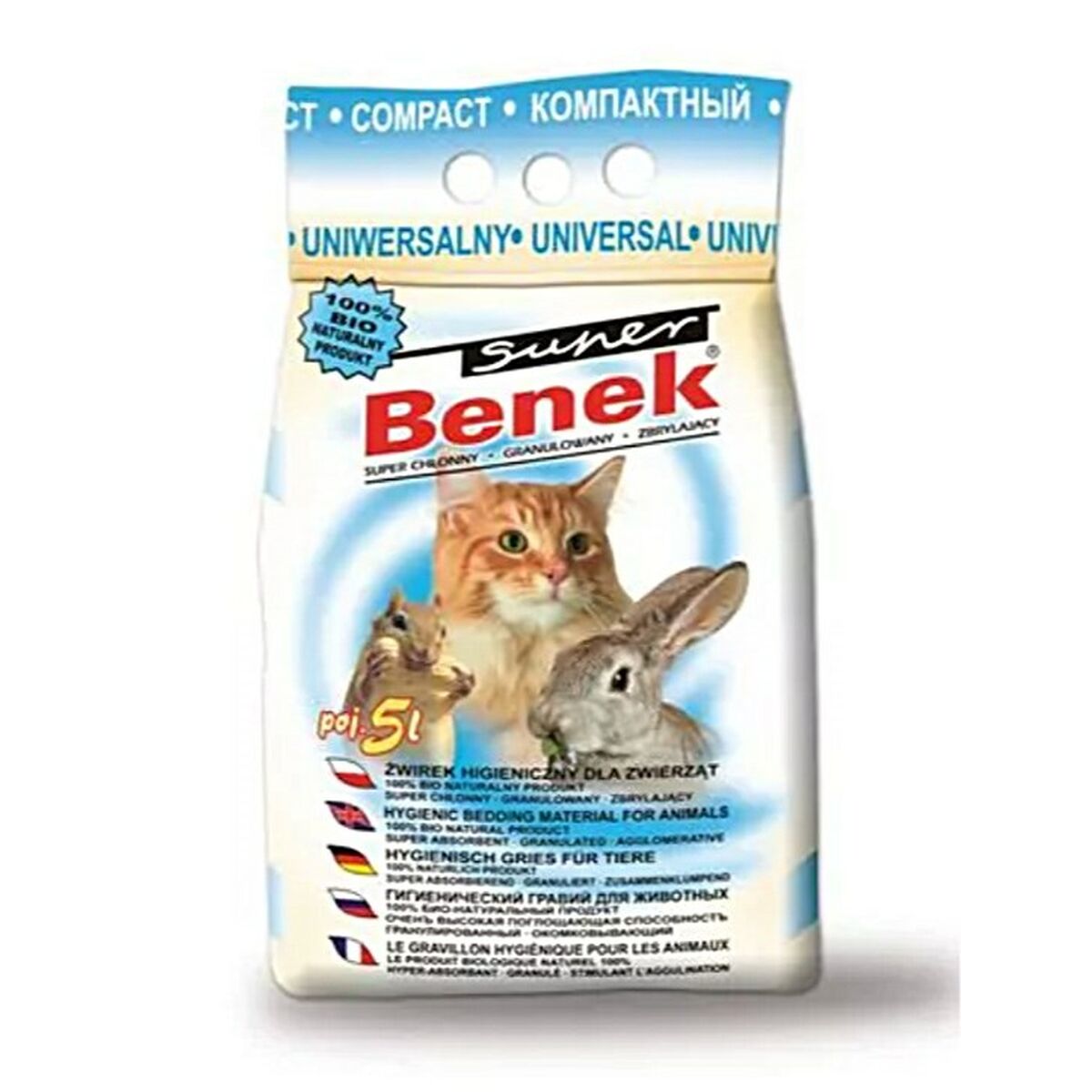 Sable pour chats Certech Universal Compact 5 L