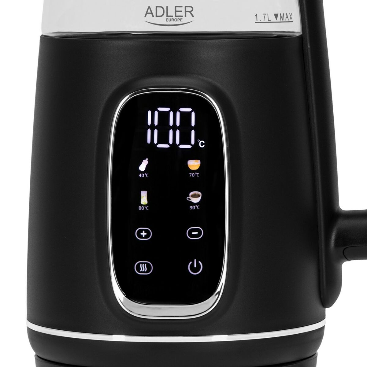 Image secondaire de Bouilloire Adler AD 1305bs Noir Argenté 2200 W 1,7 L