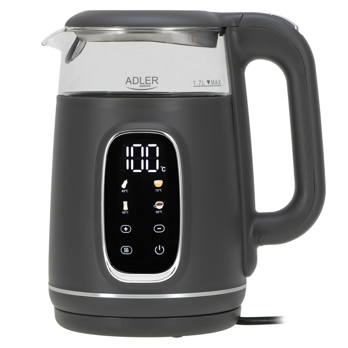 Bouilloire Adler AD 1305gs Gris Argenté 2200 W 1,7 L