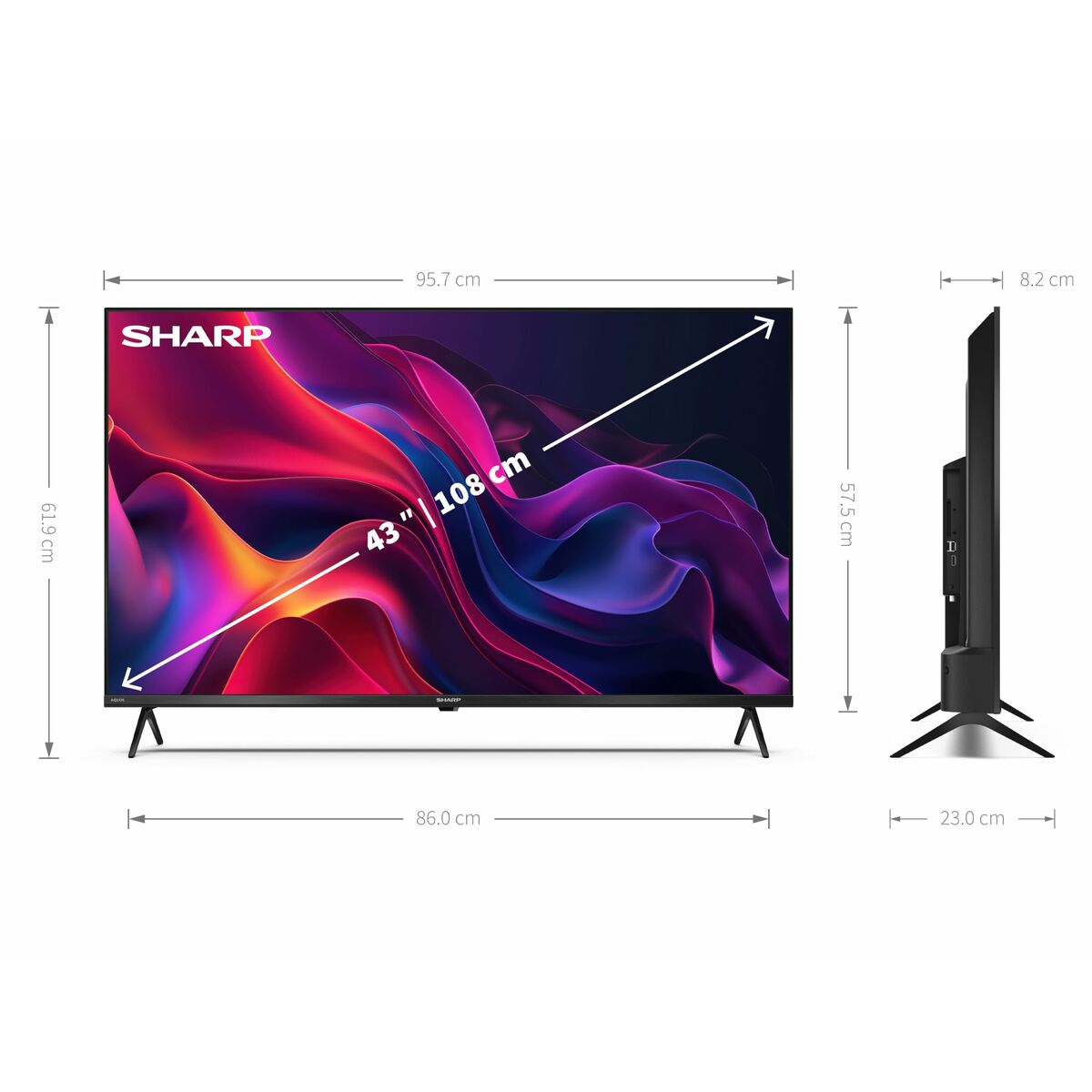 Picture of Smart TV Sharp 4T-C43GK4245EB 43" LED