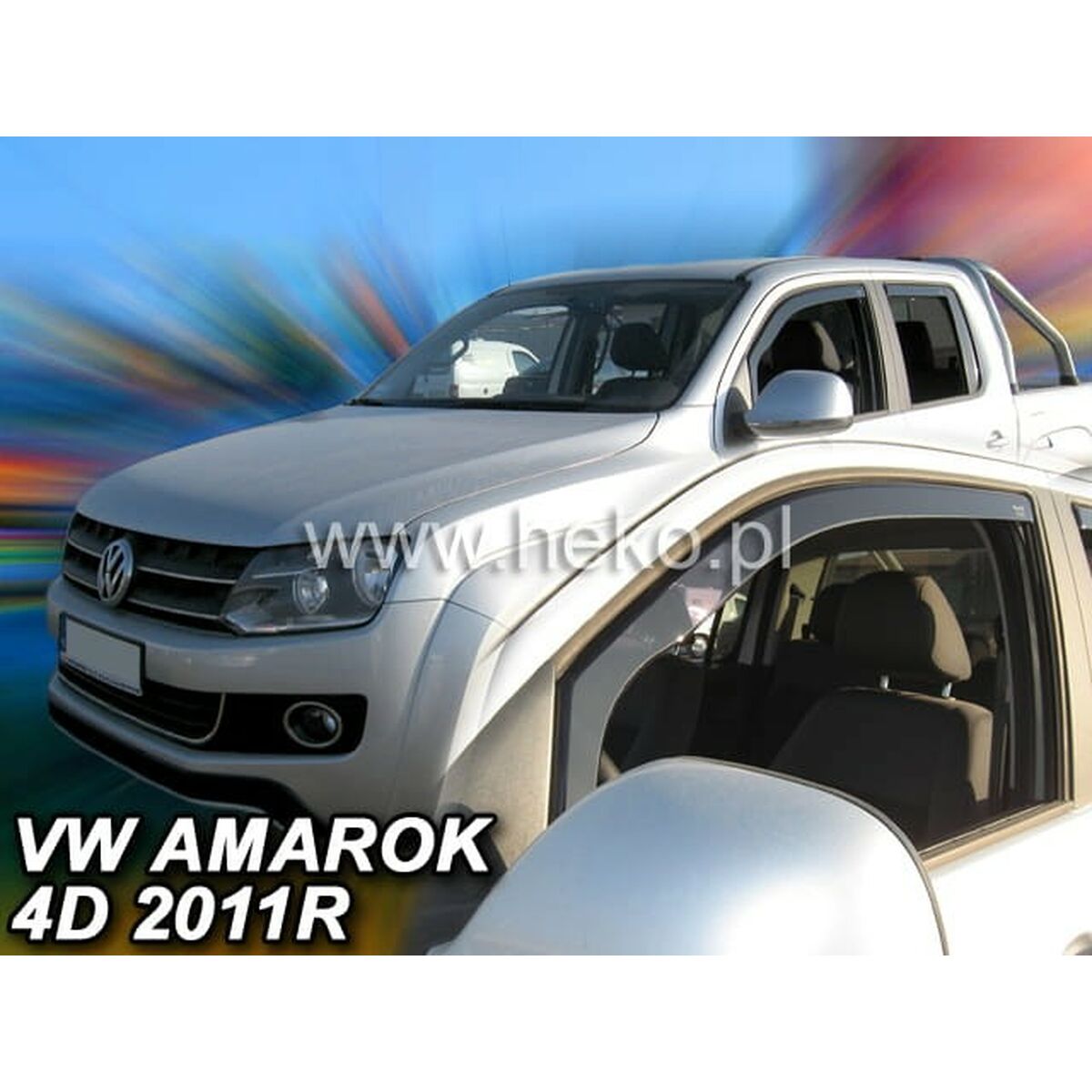 Image secondaire de Déflecteur de vent HEKO HO31187 VOLKSWAGEN AMAROK Frontal 2 Pièces