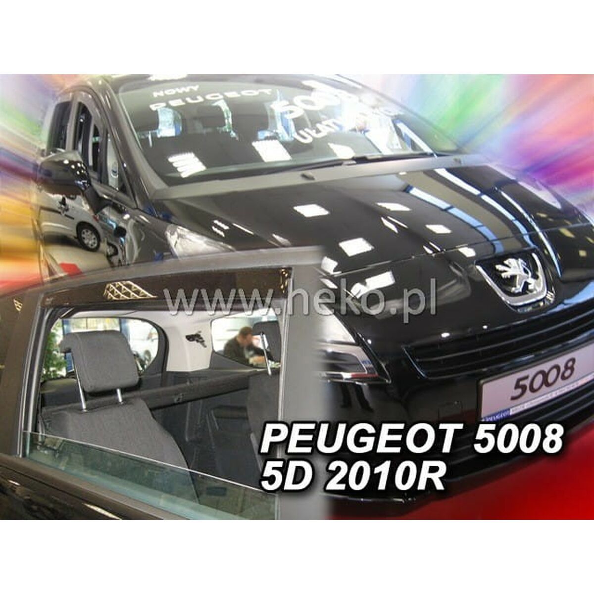 Image secondaire de Déflecteur de vent HEKO HO26142 PEUGEOT I 5008 Arrière Frontal 4 Pièces