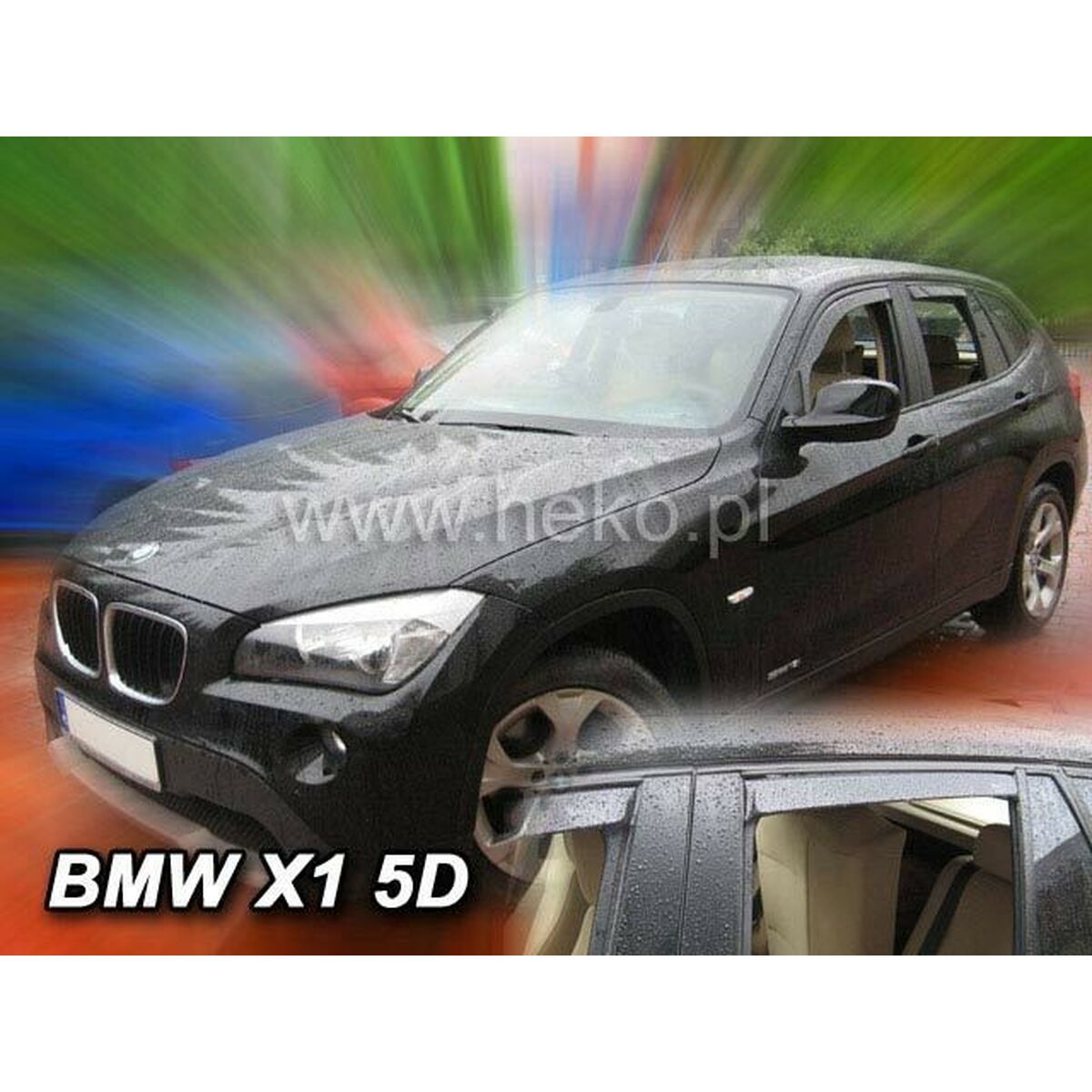 Image secondaire de Déflecteur de vent HEKO HO11146 BMW X1 (E84) Arrière Frontal 4 Pièces