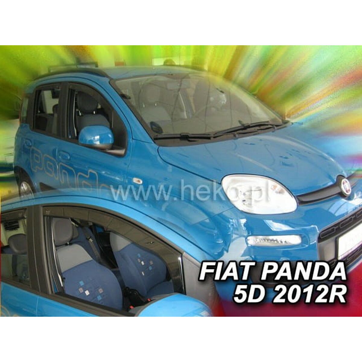 Image secondaire de Déflecteur de vent HEKO HO15167 FIAT PANDA III Frontal 2 Pièces