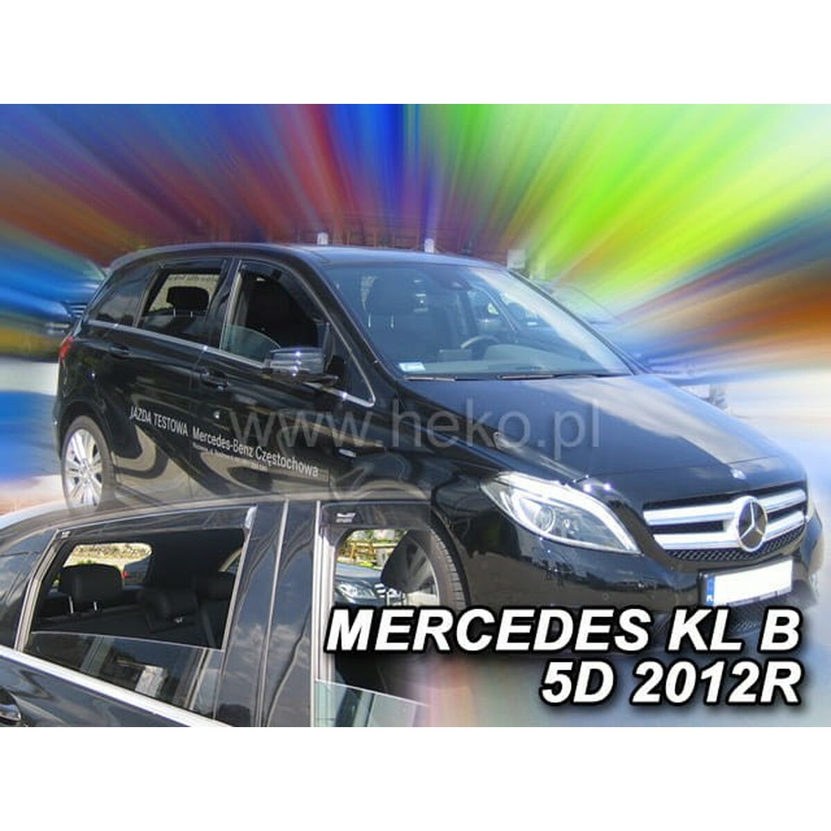 Image secondaire de Déflecteur de vent HEKO HO23278 MERCEDES CLASS B (W246) 4 Pièces