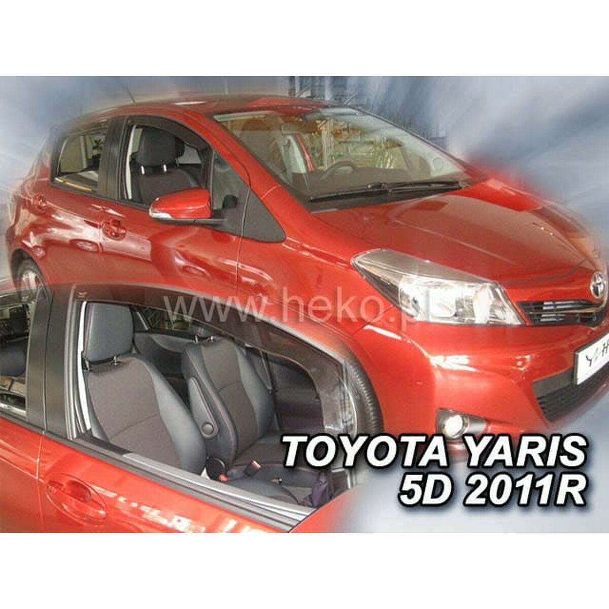 Image secondaire de Déflecteur de vent HEKO HO29621 TOYOTA YARIS III (XP130) Frontal 2 Pièces