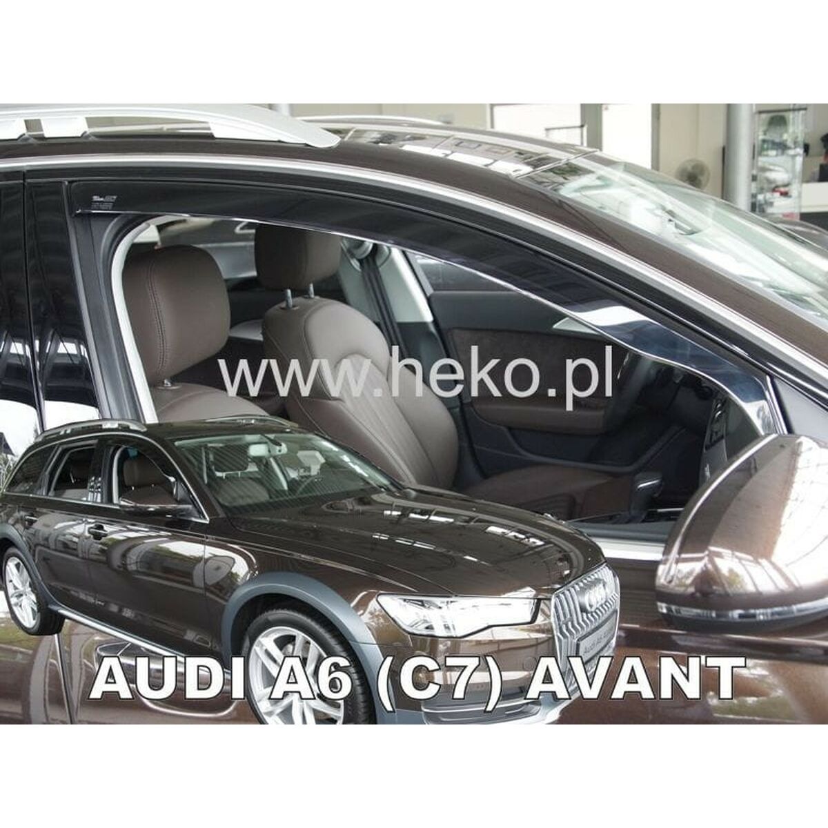 Image secondaire de Déflecteur de vent HEKO HO10244 AUDI A6 (C7) Frontal 2 Pièces
