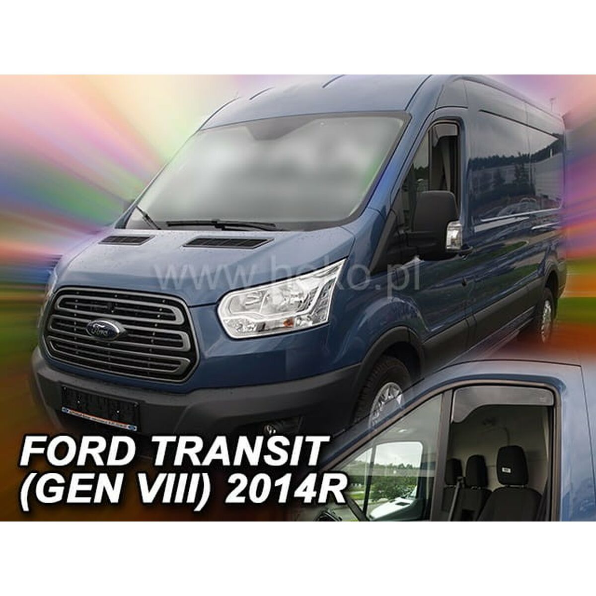 Image secondaire de Déflecteur de vent HEKO HO15309 FORD TRANSIT (GENVIII) Frontal 2 Pièces