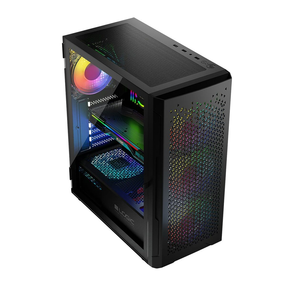 Afbeeldingen van ATX Semi-tower Box Logic ARAMIS ARGB Black
