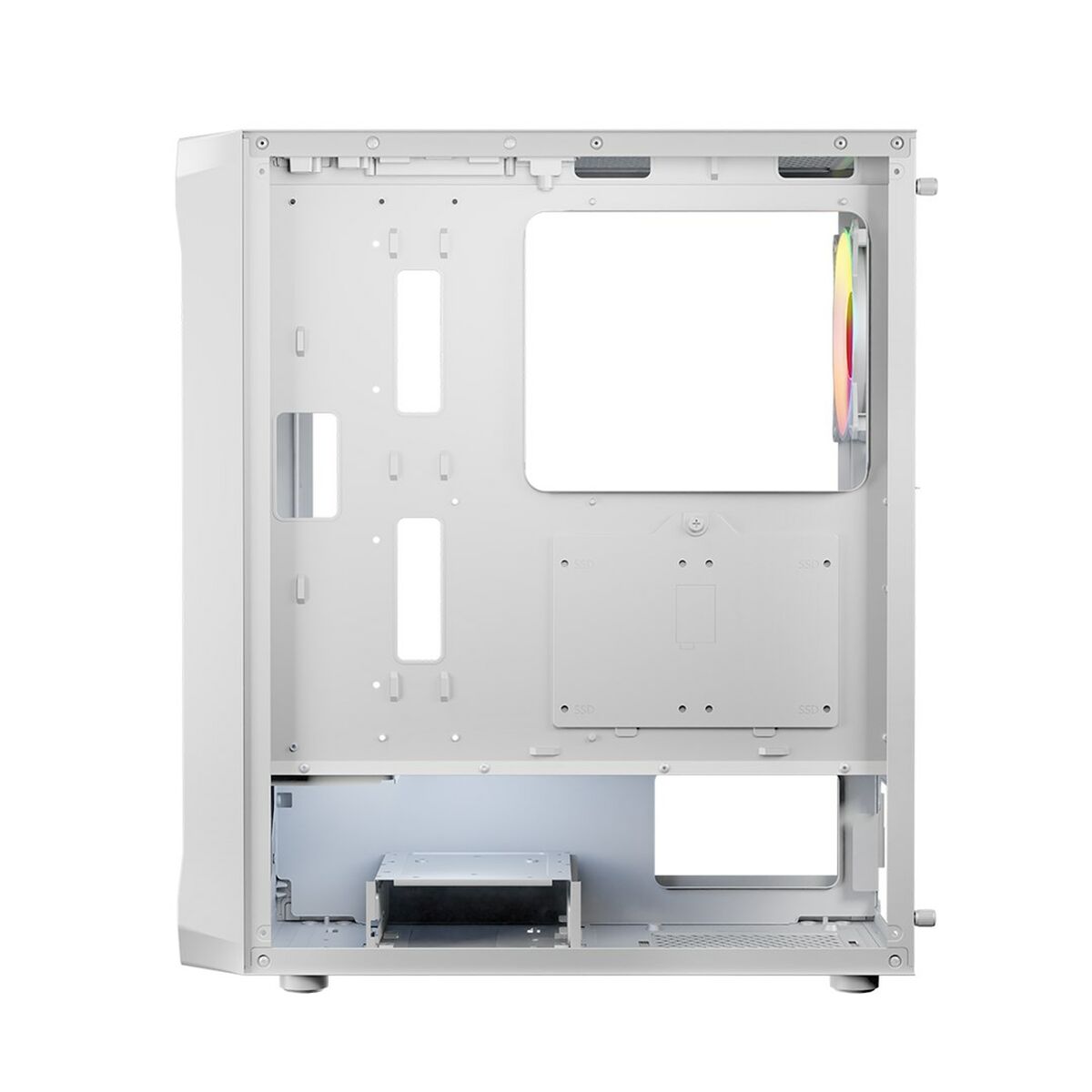 Afbeeldingen van ATX Semi-tower Box Logic PORTOS ARGB White Black