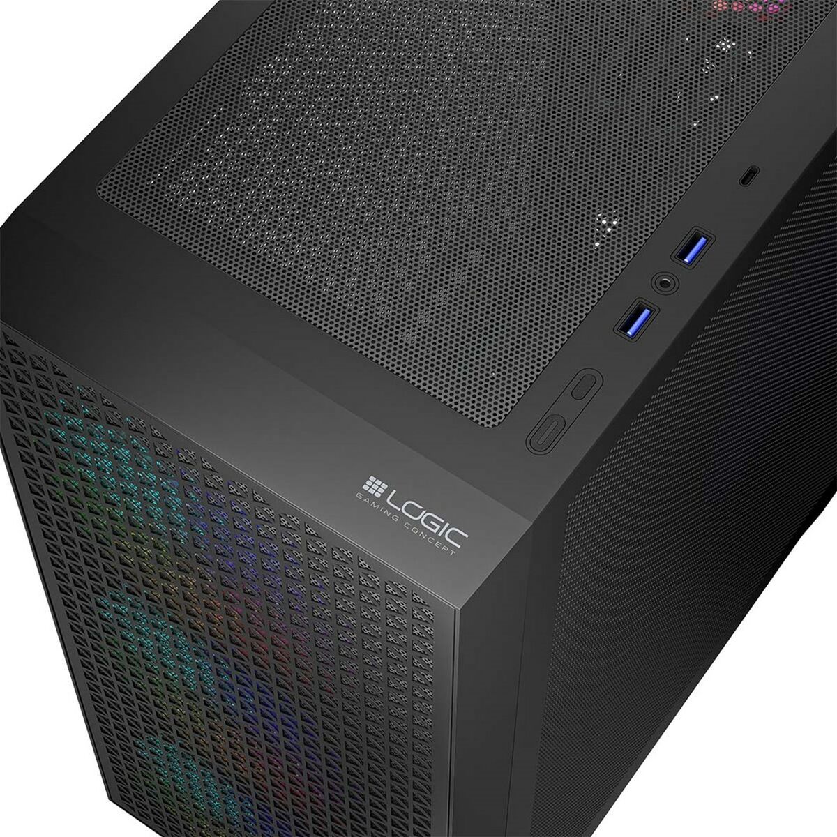 Afbeeldingen van ATX Semi-tower Box Logic AT-DART-PRO-ARGB-10 Black