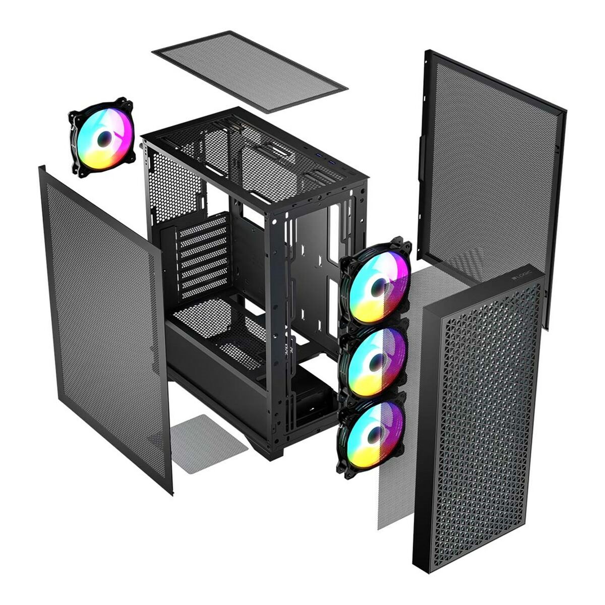 Afbeeldingen van ATX Semi-tower Box Logic AT-DART-PRO-ARGB-10 Black