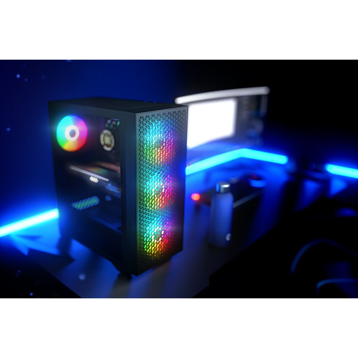Afbeeldingen van ATX Semi-tower Box Logic AT-DART-PRO-ARGB-10 Black