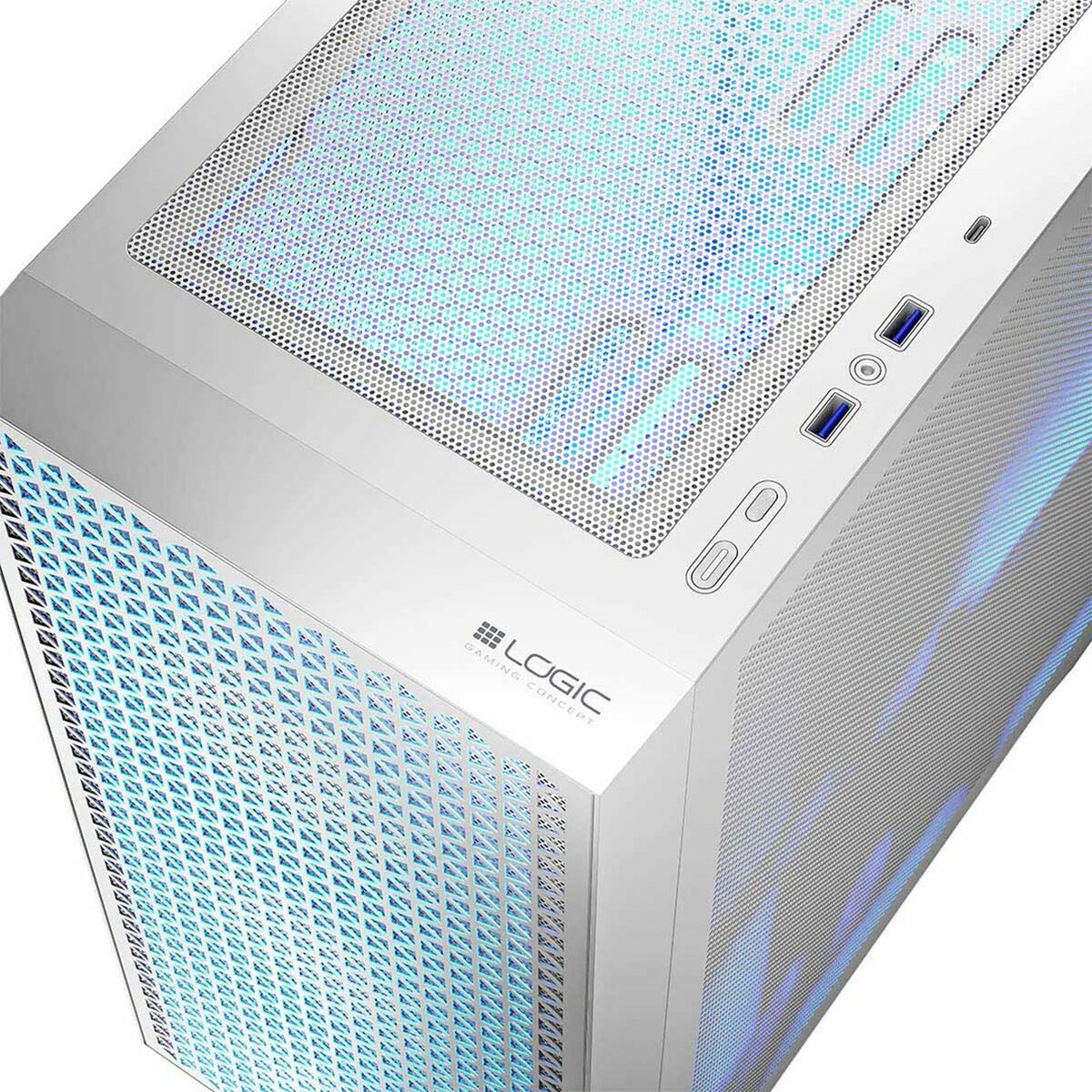 Afbeeldingen van ATX Semi-tower Box Logic AT-DART-PRO-ARGB-20 White