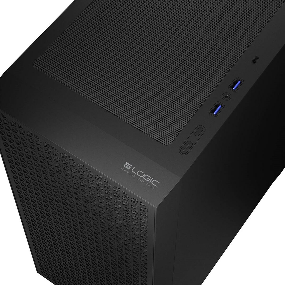 Afbeeldingen van ATX Semi-tower Box Logic AT-DART-PRO-SOLI-10 Black