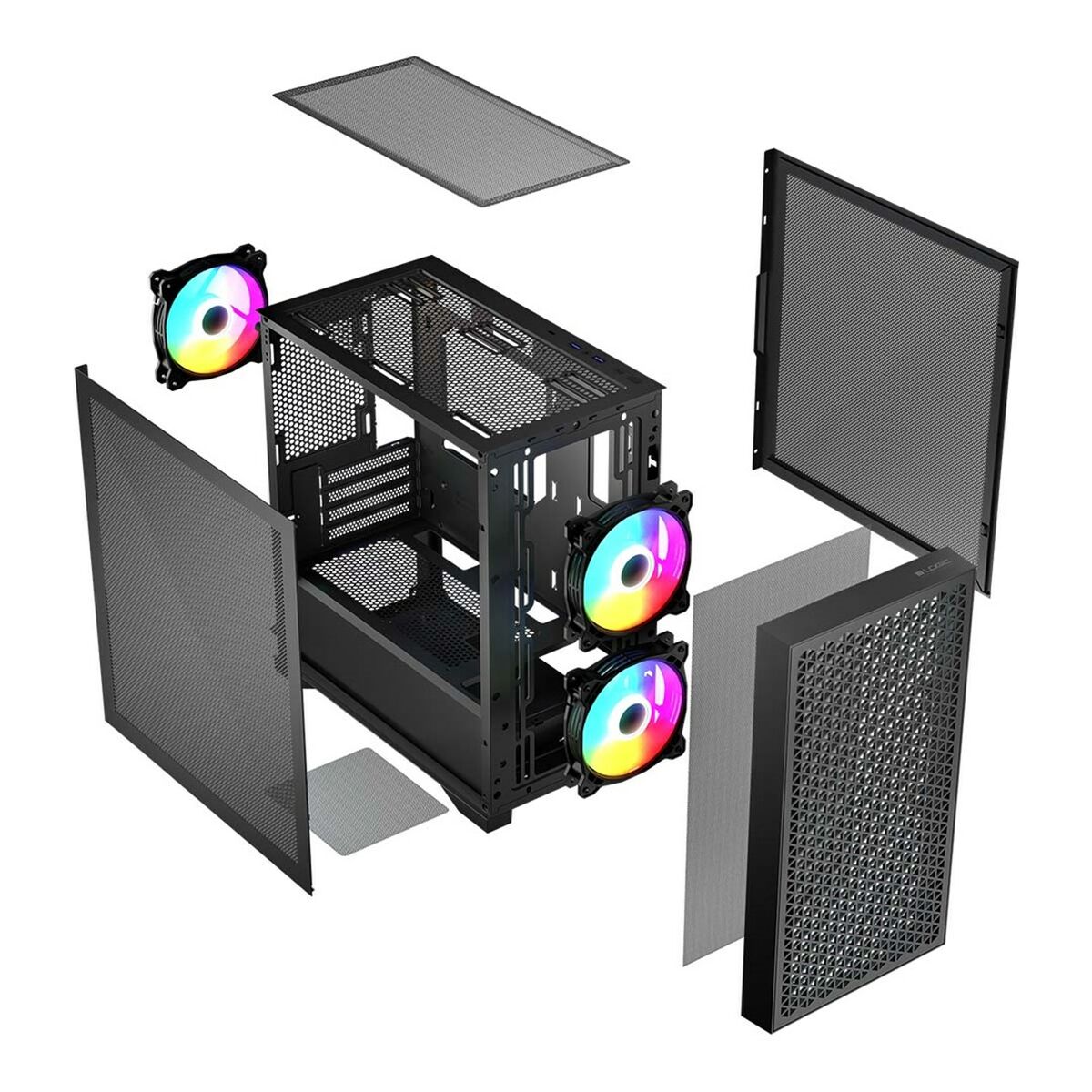 Afbeeldingen van ATX Semi-tower Box Logic AM-DART-PRO-ARGB-10 Black