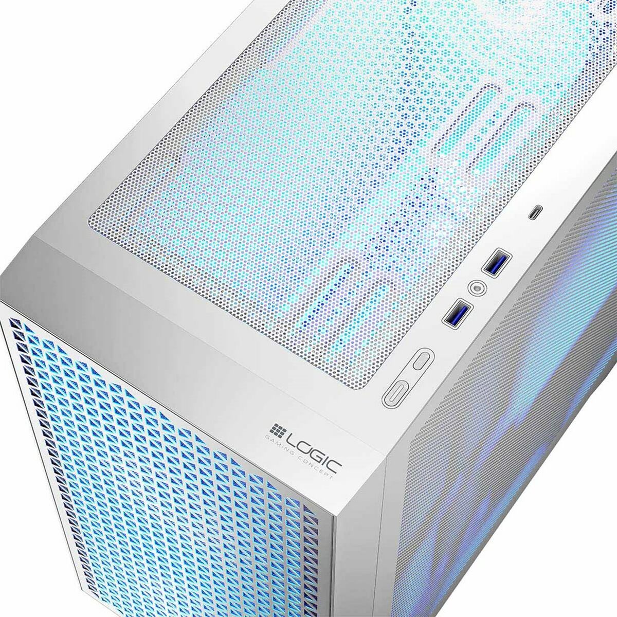 Afbeeldingen van ATX Semi-tower Box Logic AM-DART-PRO-ARGB-20 White
