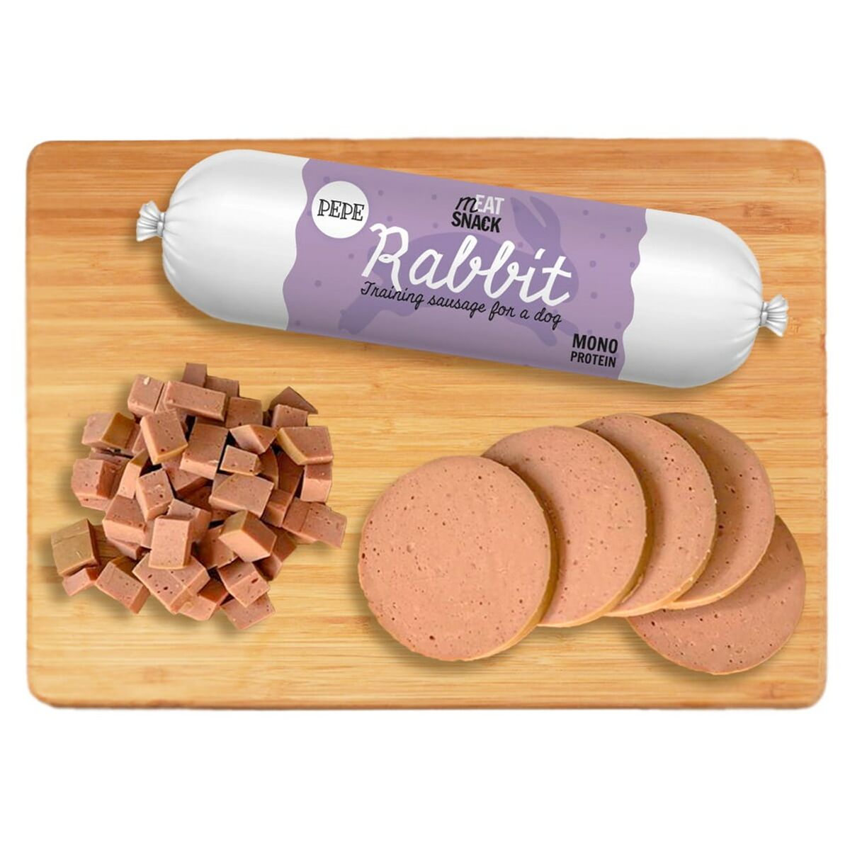 Dog Snack Paka Zwierzaka Pepe Sausage Rabbit Rabbit 200 g, view 2