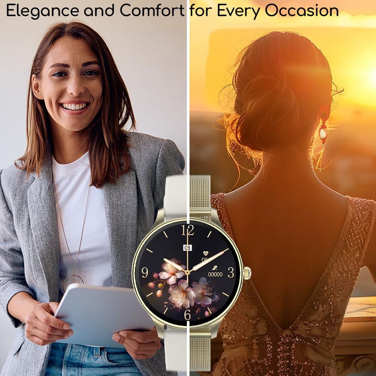 Picture of Smartwatch Forever GSM180306 Golden