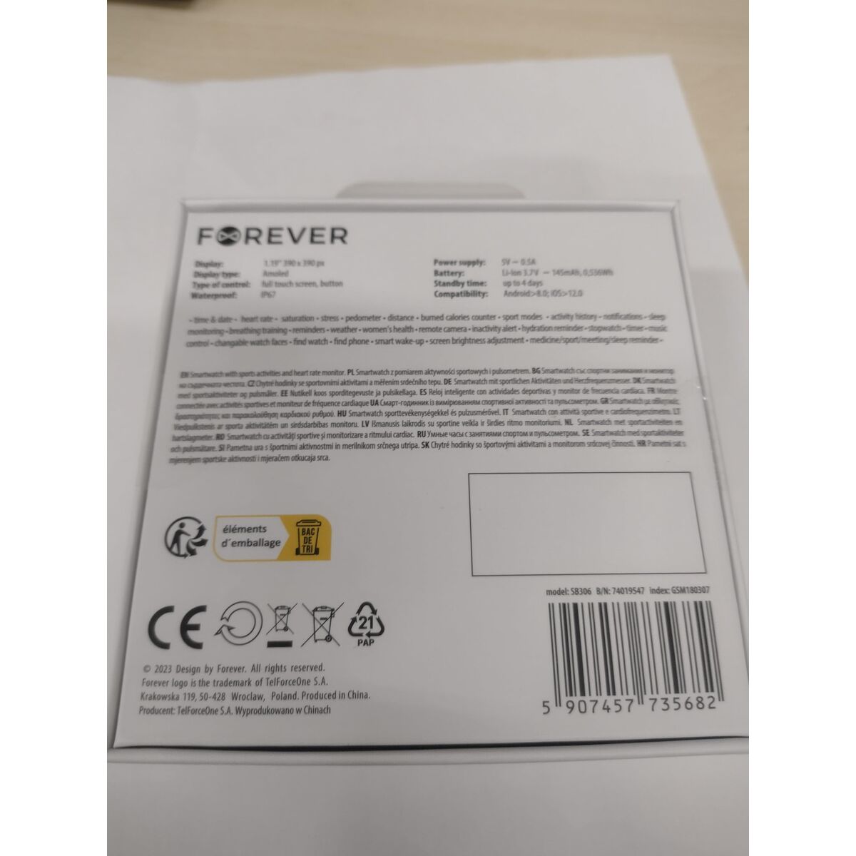 Picture of Smartwatch Forever GSM180307 Pink