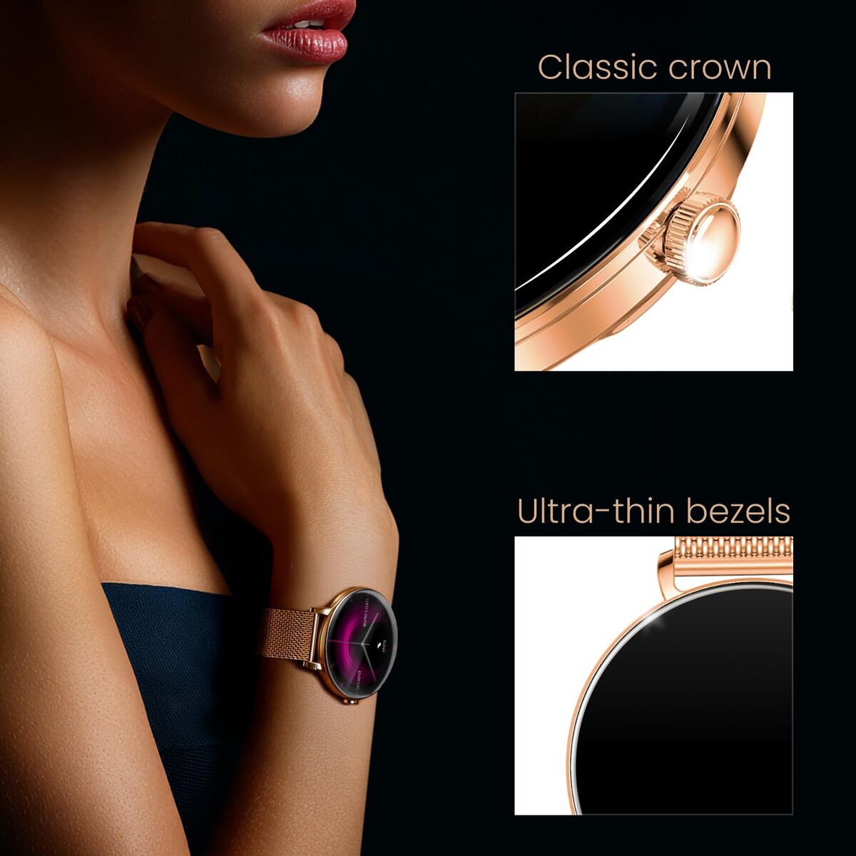 Picture of Smartwatch Forever GSM193533 Pink 1,43"