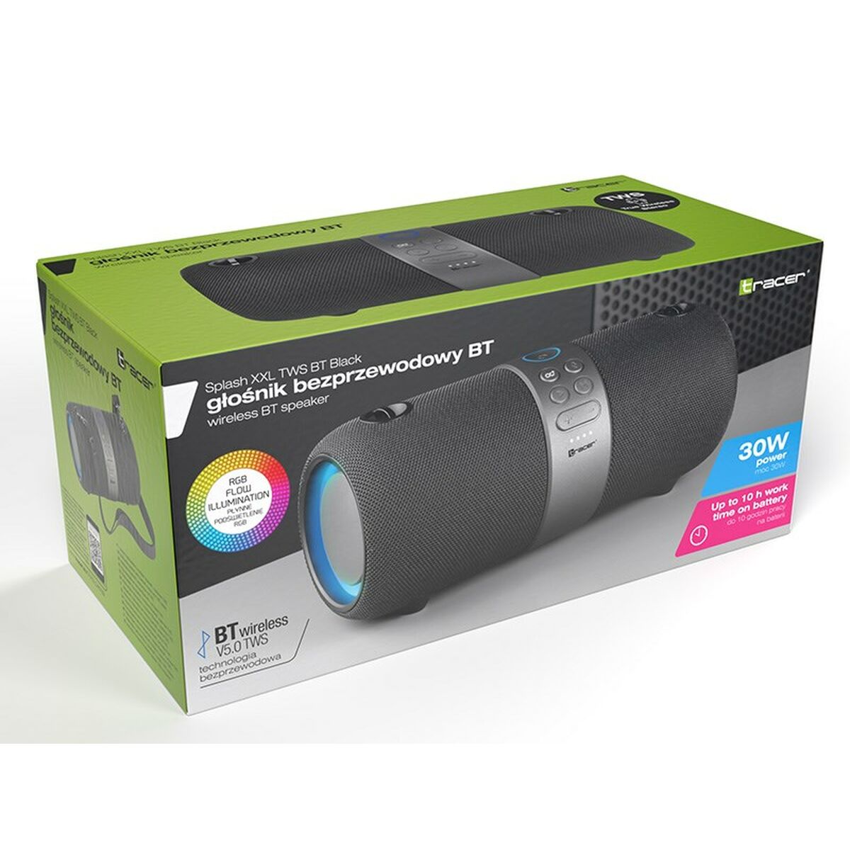 Afbeeldingen van Portable Bluetooth Speakers Tracer TRAGLO46789 Black 30 W