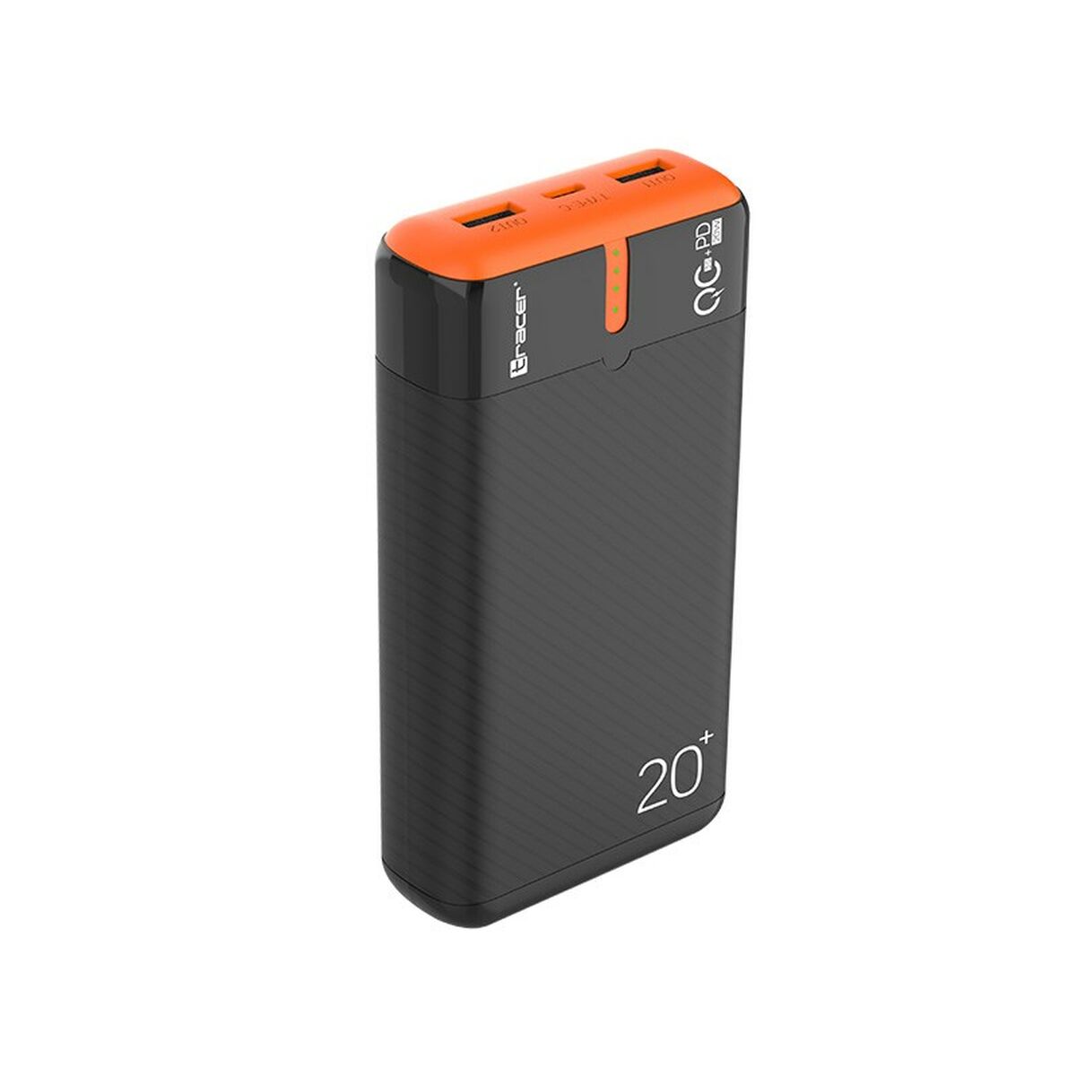 Powerbank Tracer TRABAT47516 Noir Orange 20000 mAh 74 WH