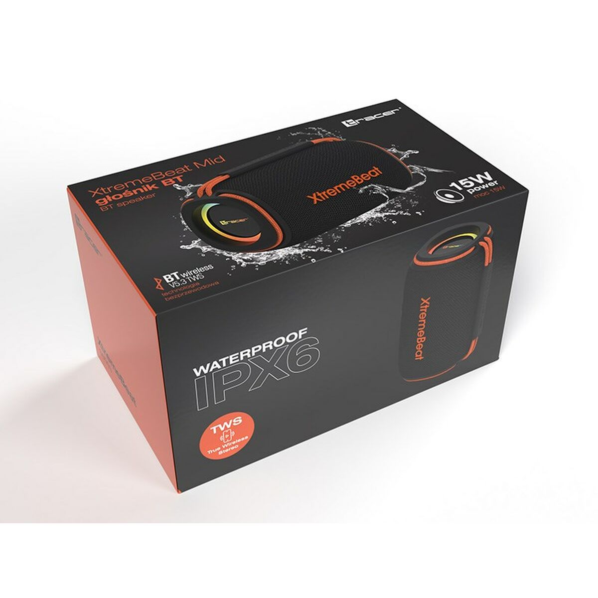 Afbeeldingen van Portable Bluetooth Speakers Tracer XtremeBeat TWS Black 15 W