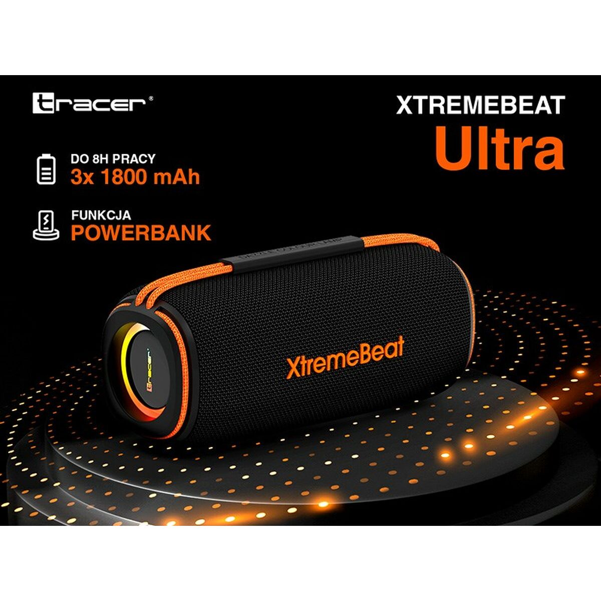 Afbeeldingen van Portable Bluetooth Speakers Tracer XtremeBeat Ultra Black 25 W