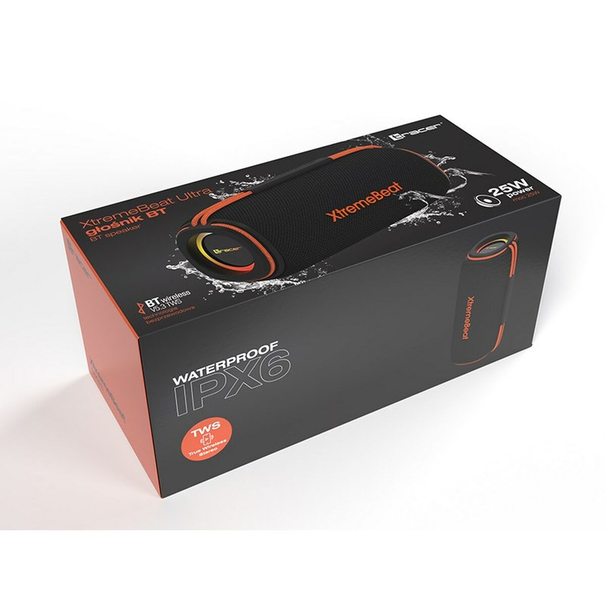 Afbeeldingen van Portable Bluetooth Speakers Tracer XtremeBeat Ultra Black 25 W