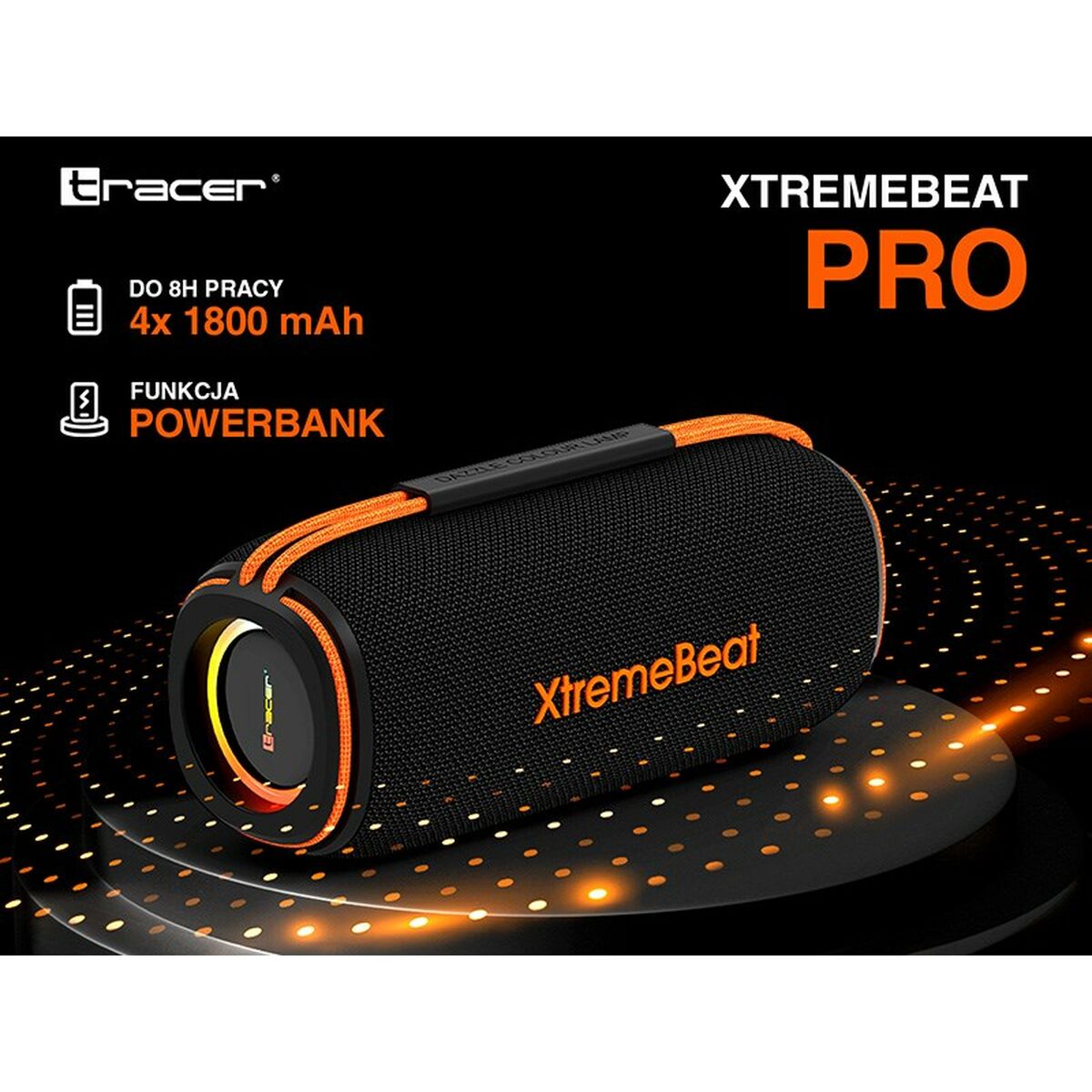 Afbeeldingen van Portable Bluetooth Speakers Tracer XtremeBeat Pro Black 40 W