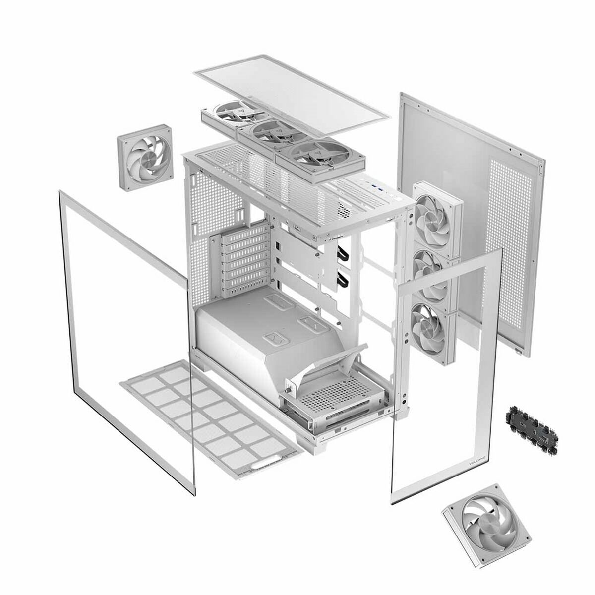 Afbeeldingen van ATX Semi-tower Box Modecom AT-STELLAR-8F-ARGB-20