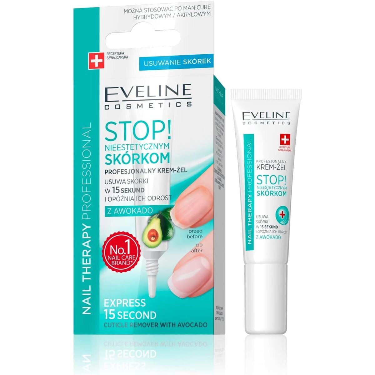 Nagellak Fixer Eveline Rood