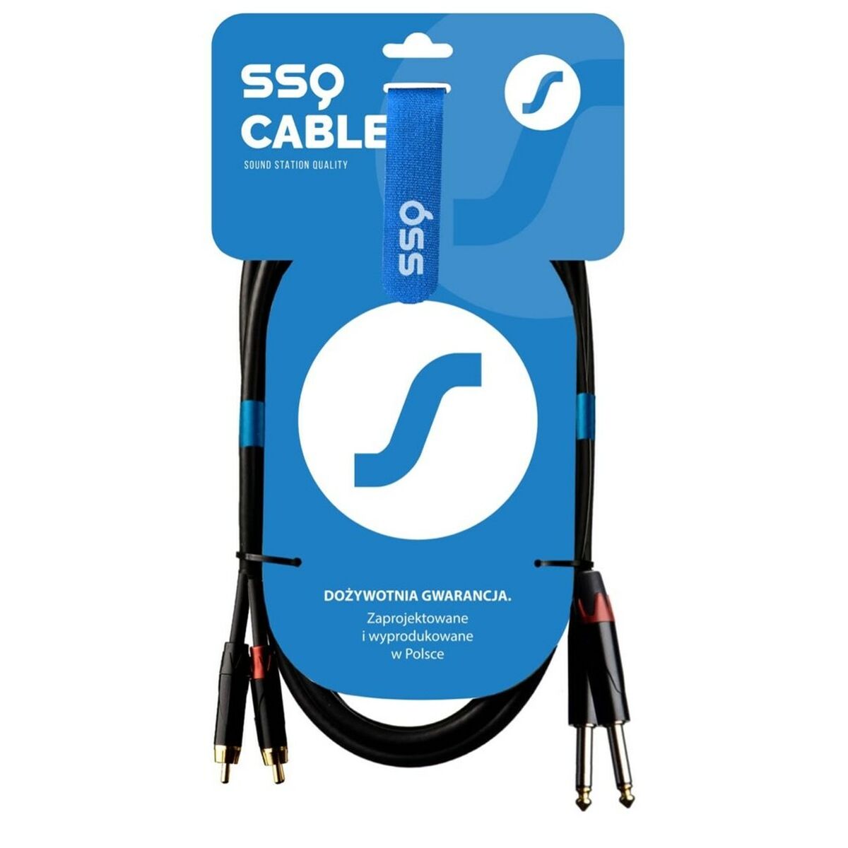 Câble Audio Jack vers RCA Sound station quality (SSQ) SS-1428 2 m