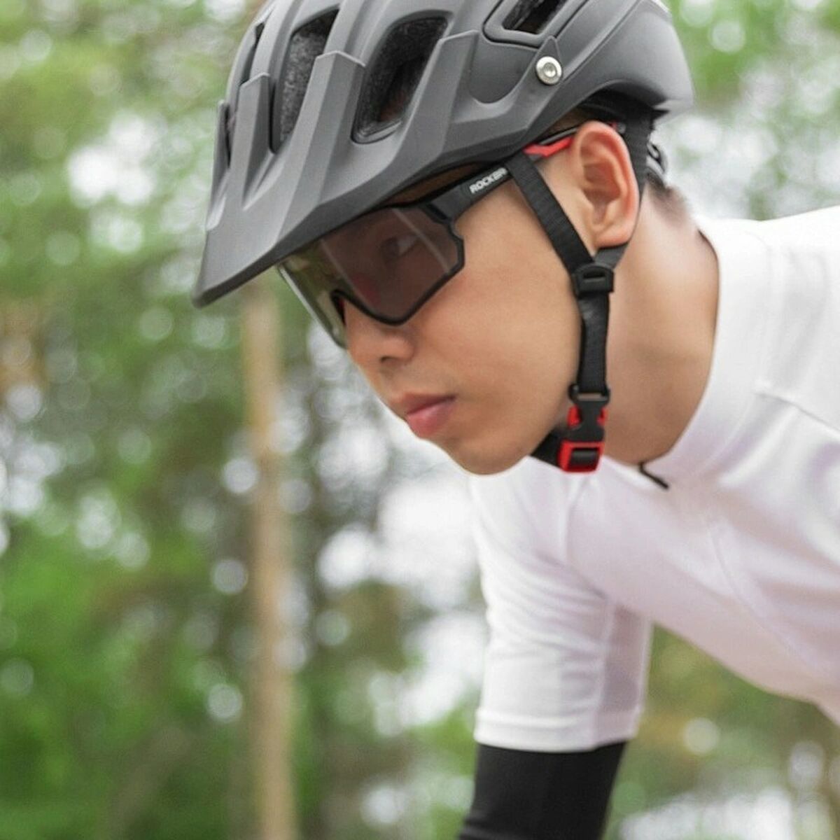 Image secondaire de Lunettes de cyclisme Rockbros 157240 Noir Rouge