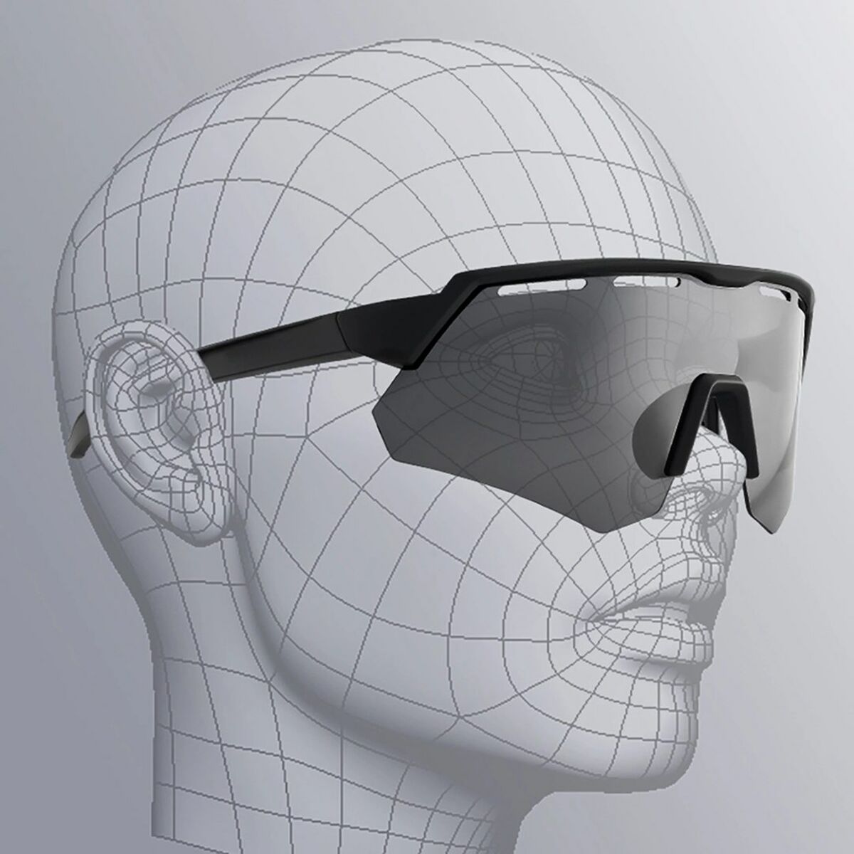 Image secondaire de Lunettes de cyclisme Rockbros 189114 Gris
