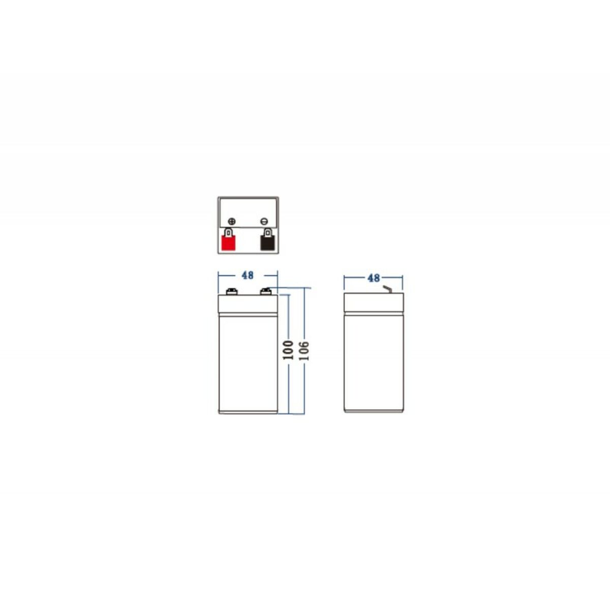 Afbeeldingen van Battery for Uninterruptible Power Supply System UPS Green Cell AGM36 45 Ah