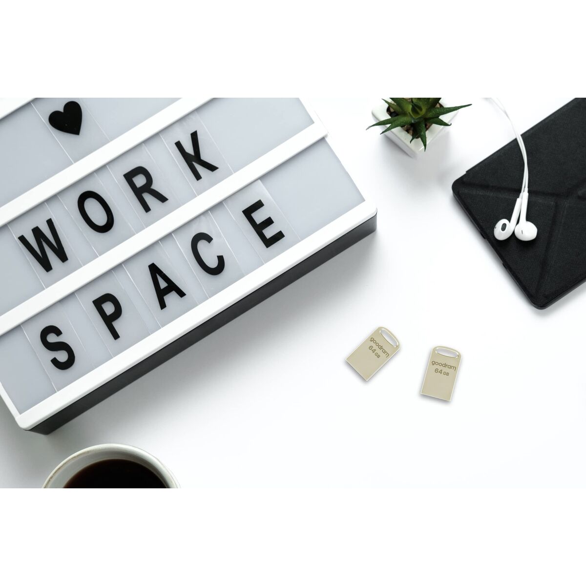 Obrazek USB stick GoodRam UPO3 Grey Silver 64 GB