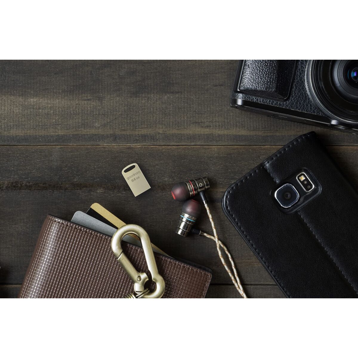 Obrazek USB stick GoodRam UPO3 Grey Silver 64 GB