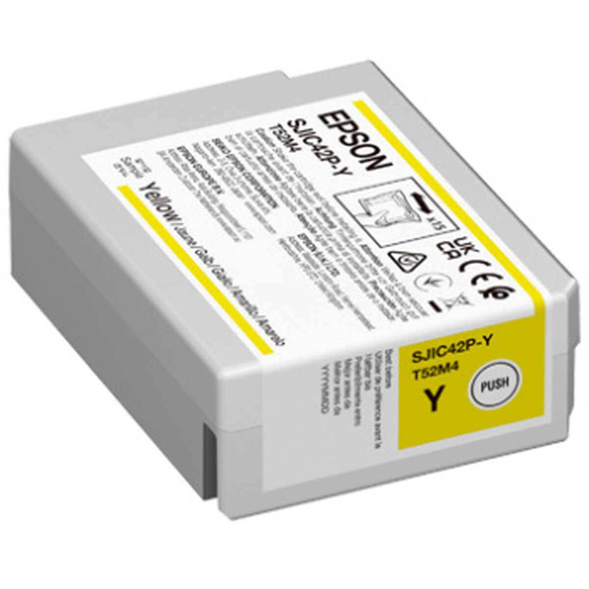Picture of Original Ink Cartridge Epson SJIC42P-Y Yellow