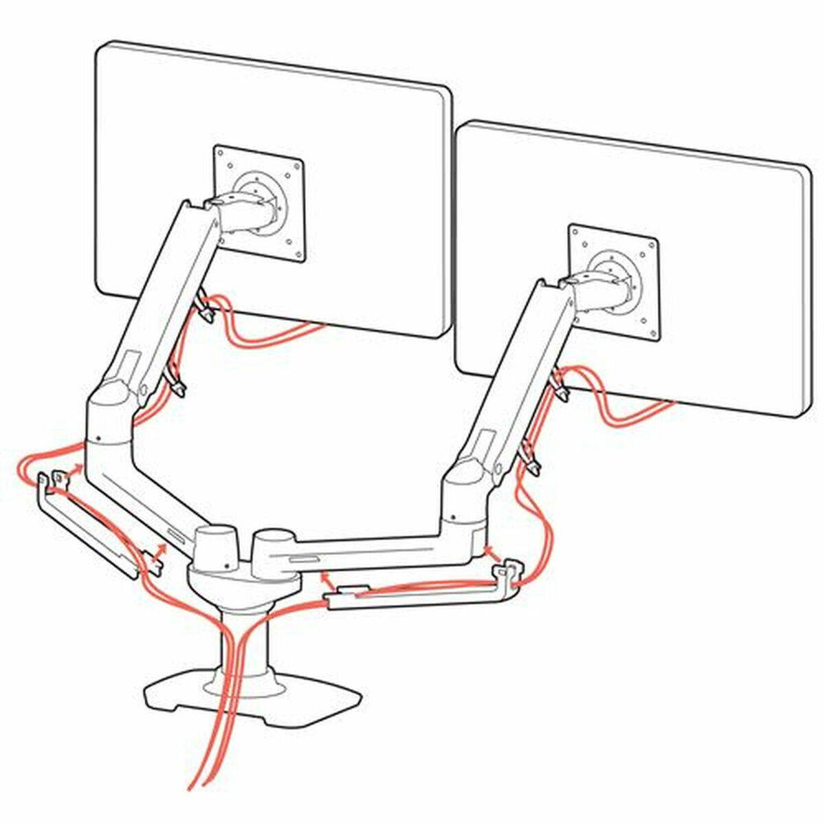 Bild von Screen Table Support Ergotron ERG45245026 Silver 27"