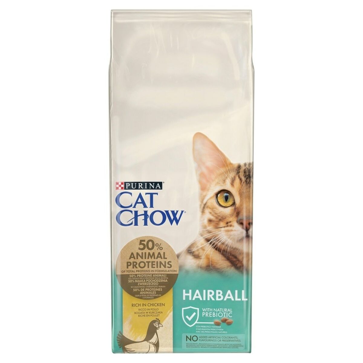 Aliments pour chat Purina Hairball Control 15 kg