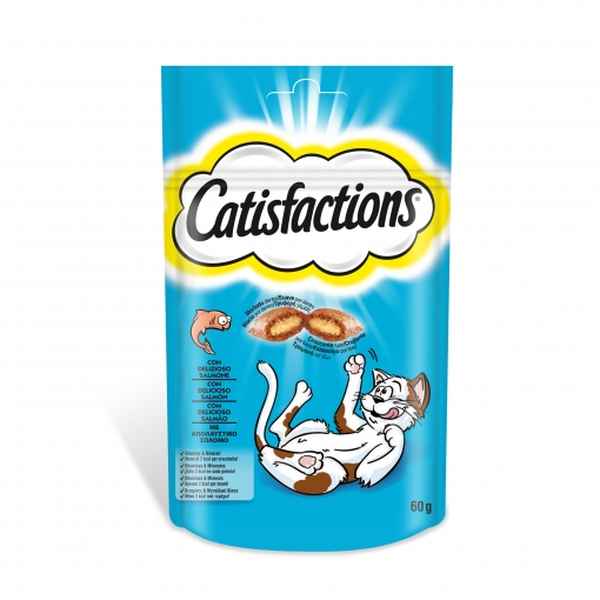 Aliments pour chat Catisfactions Snack Saumon (60 g)