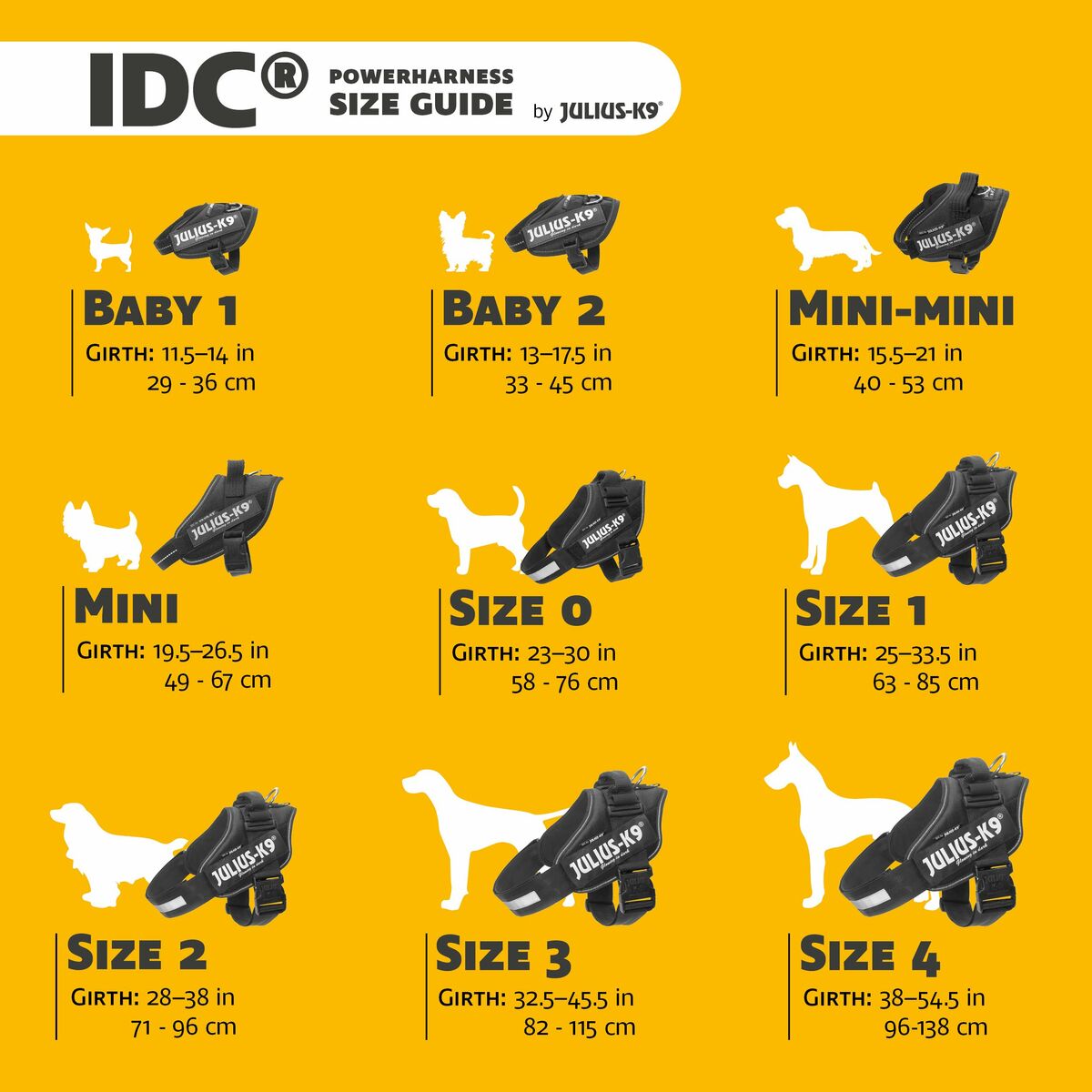 Dog Harness Julius K9 IDC Yellow L 1, view 2