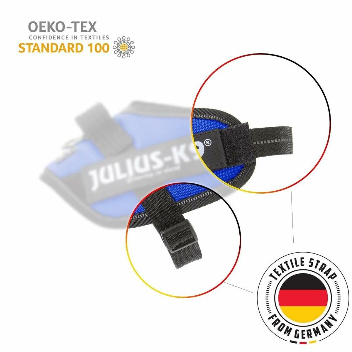 Dog Harness Julius K9 IDC Black L/XL 2, view 6