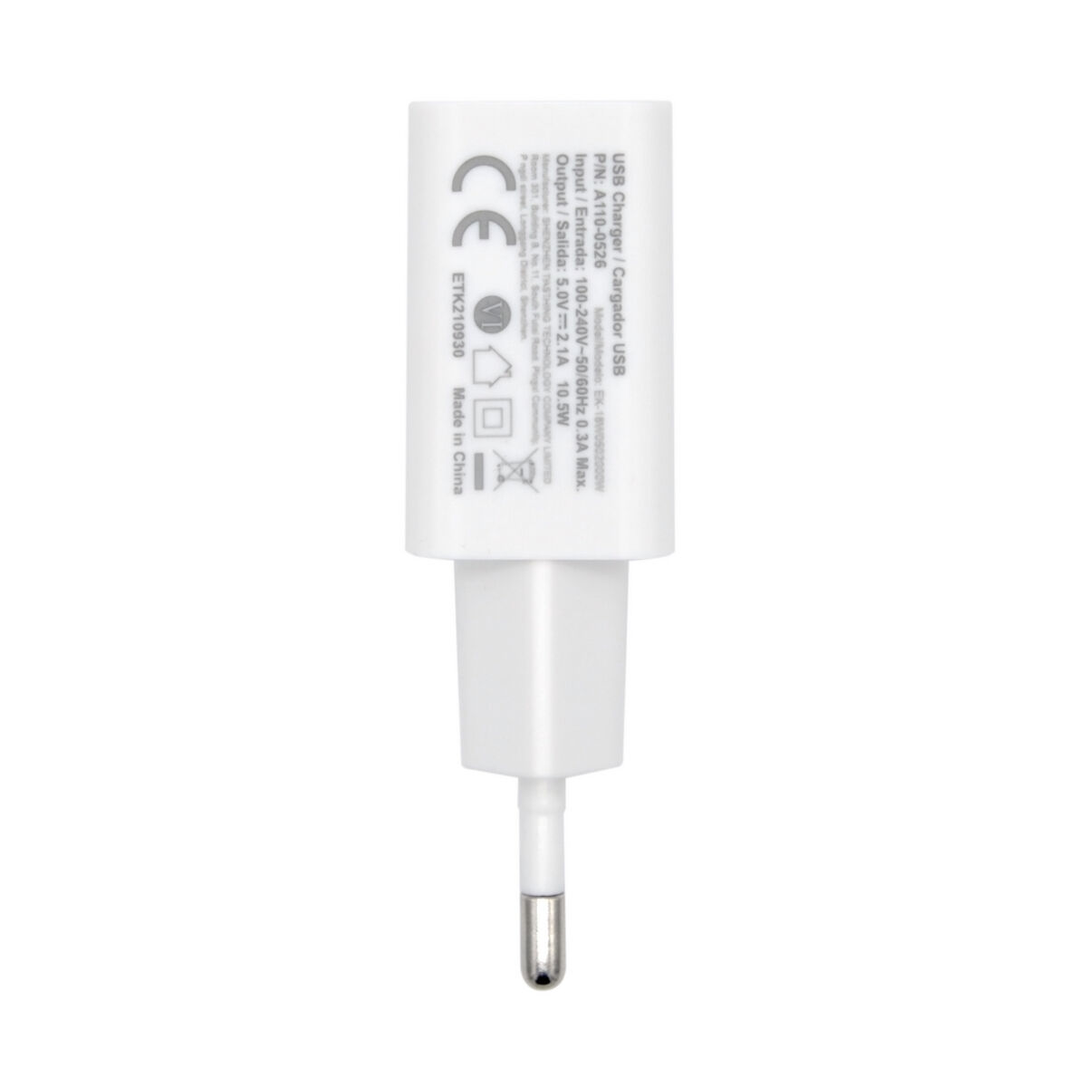 Image de Wall Charger Aisens A110-0526 White 10 W