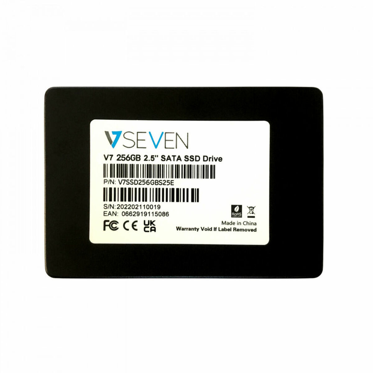 Disque dur V7 V7SSD256GBS25E 256 GB SSD 2.5" M.2