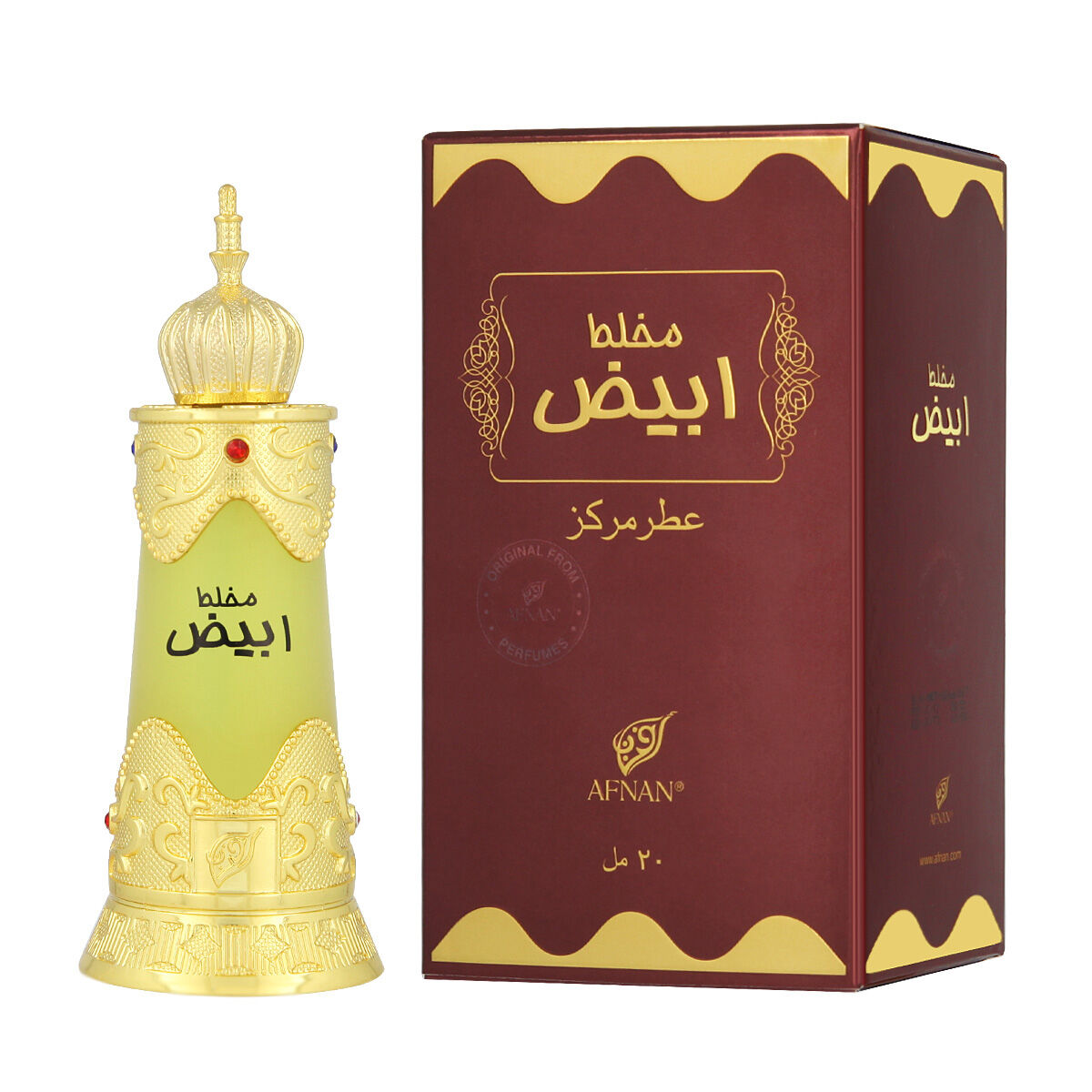 Huile de parfum Afnan Mukhallat Abiyad (20 ml)