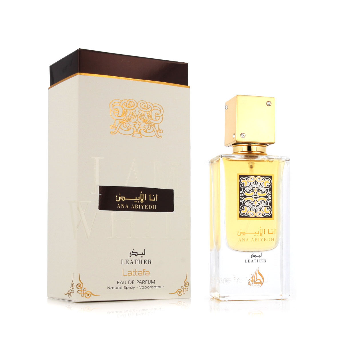 Parfum Homme Lattafa EDP Ana Abiyedh Leather (60 ml)