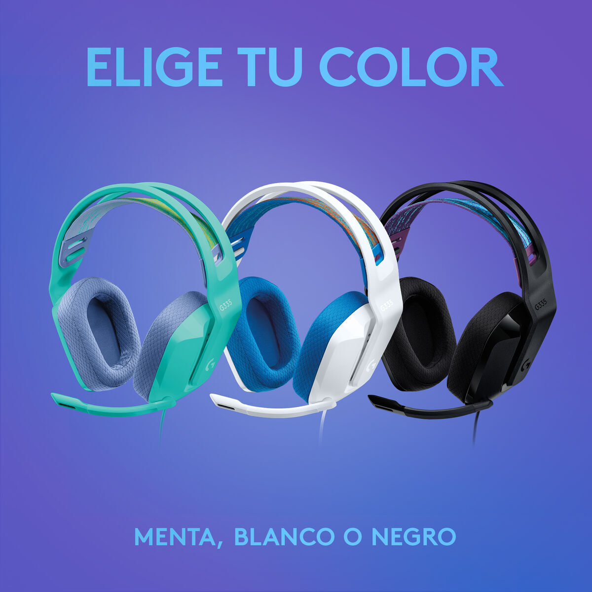 Ausinės su mikrofonu Logitech 981-000978 Juoda